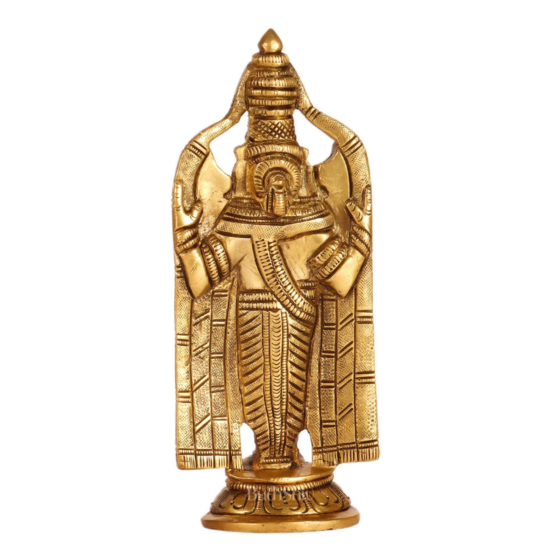 Brass tirupati Balaji statue 8"
