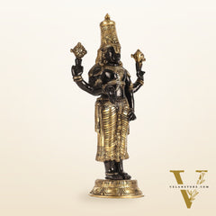 Brass Tirupati Balaji Statue | Lord Venkateshwara Swamy | 18 inch