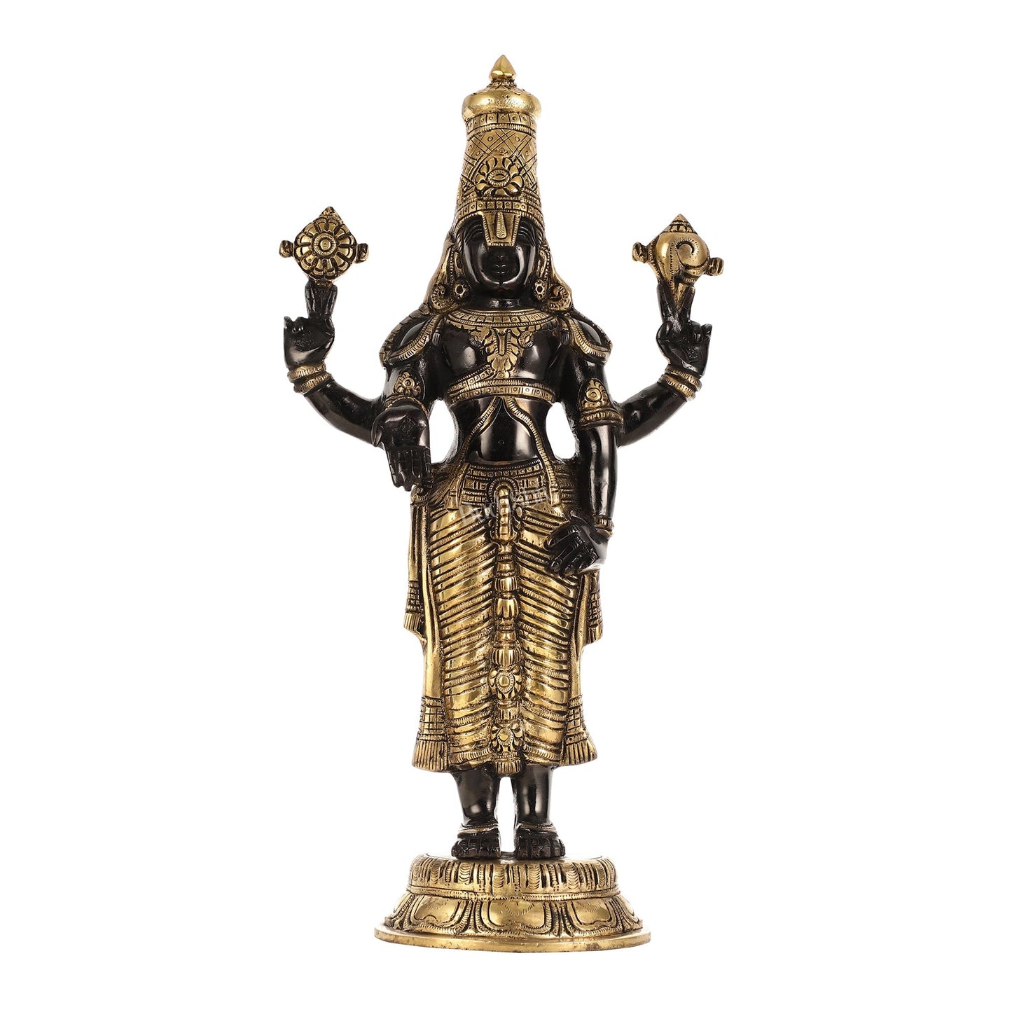 Brass Tirupati Balaji Statue | Lord Venkateshwara Swamy | 18 inch