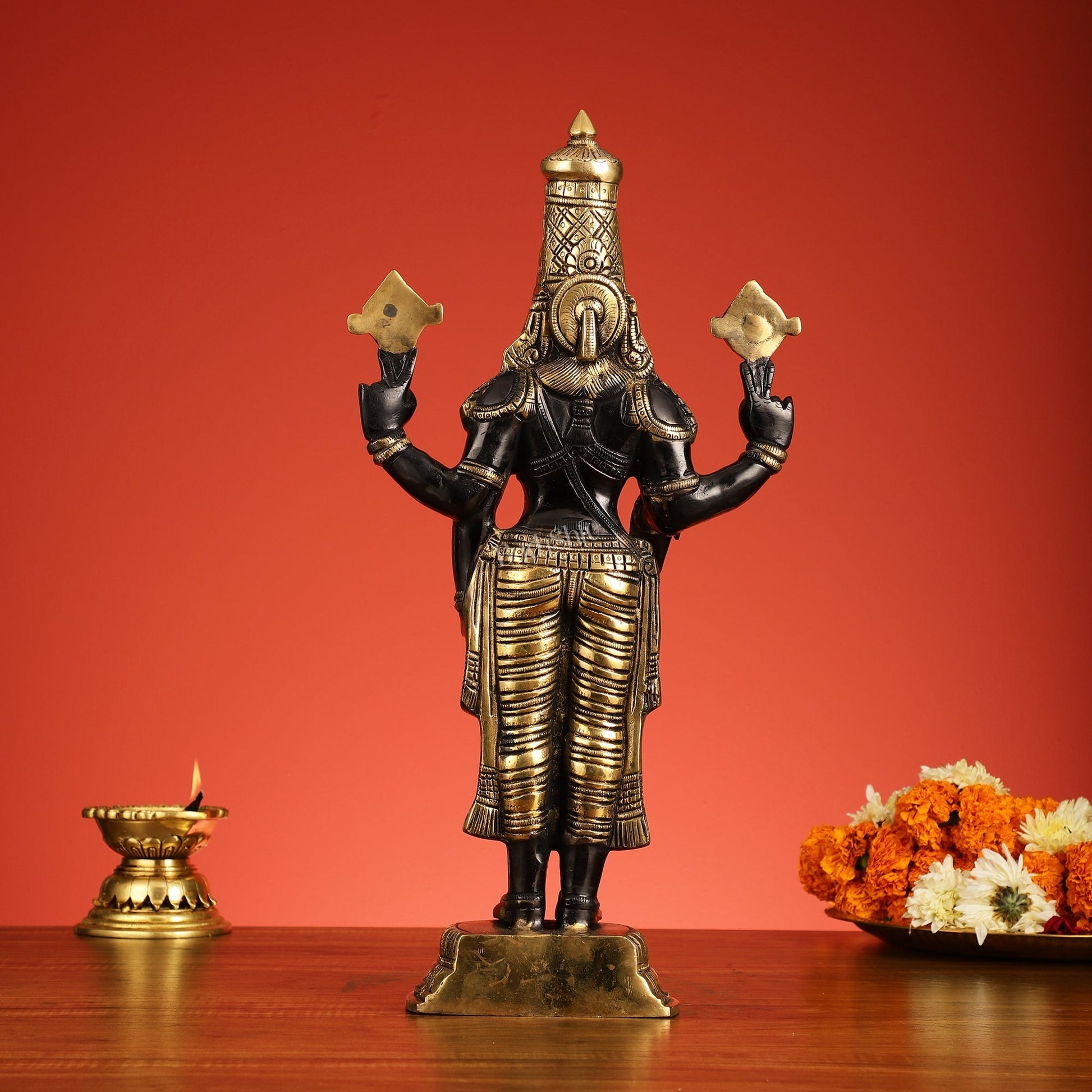 Brass Tirupati Balaji Statue | Lord Venkateshwara Swamy | 18 inch