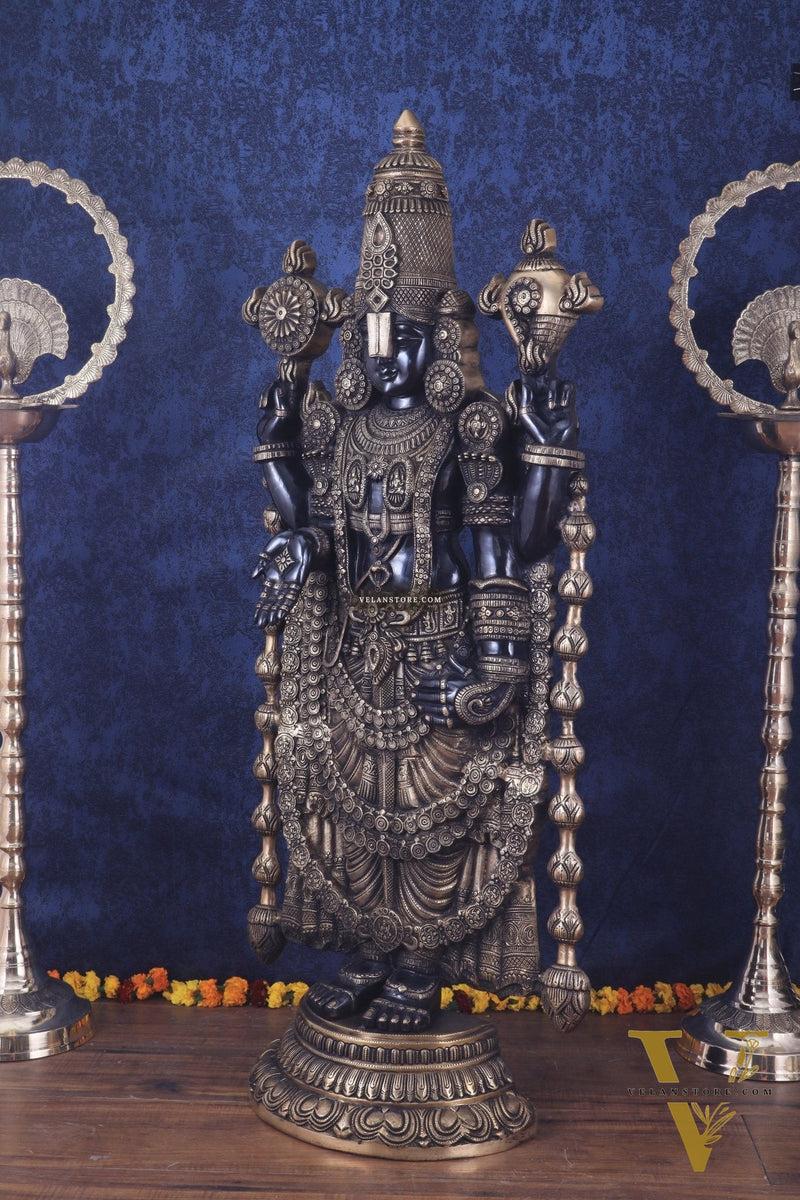 Brass Tirupati Balaji Statue | Lord Venkateshwara swamy | 48 inch