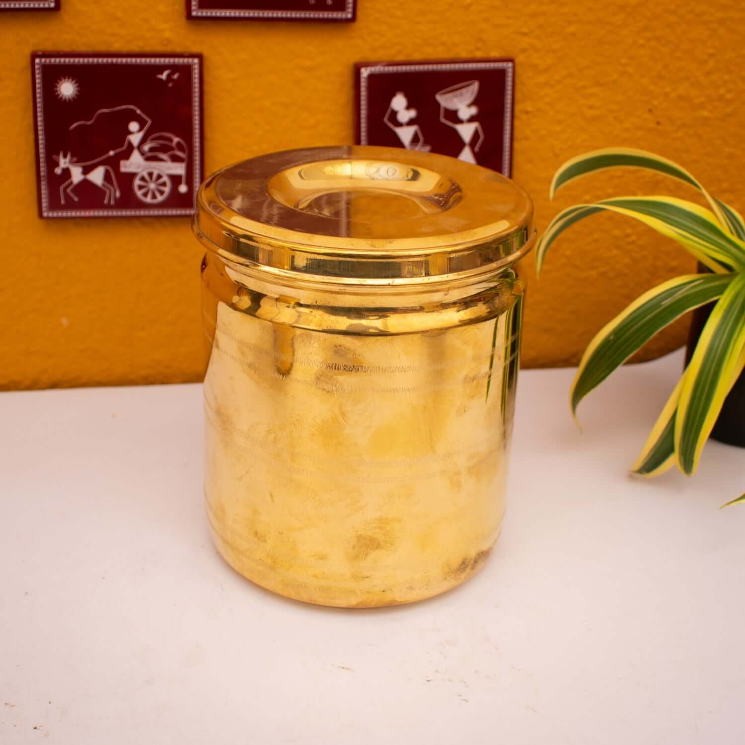 Brass Storage Containers (With Tin Coating)