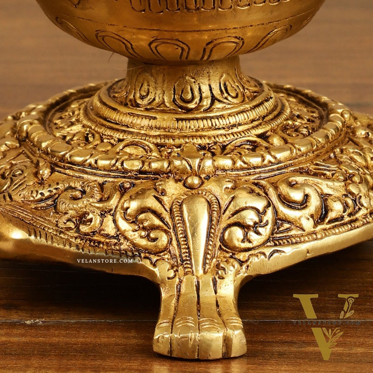 Brass Tortoise Diya Lamp 6 inch