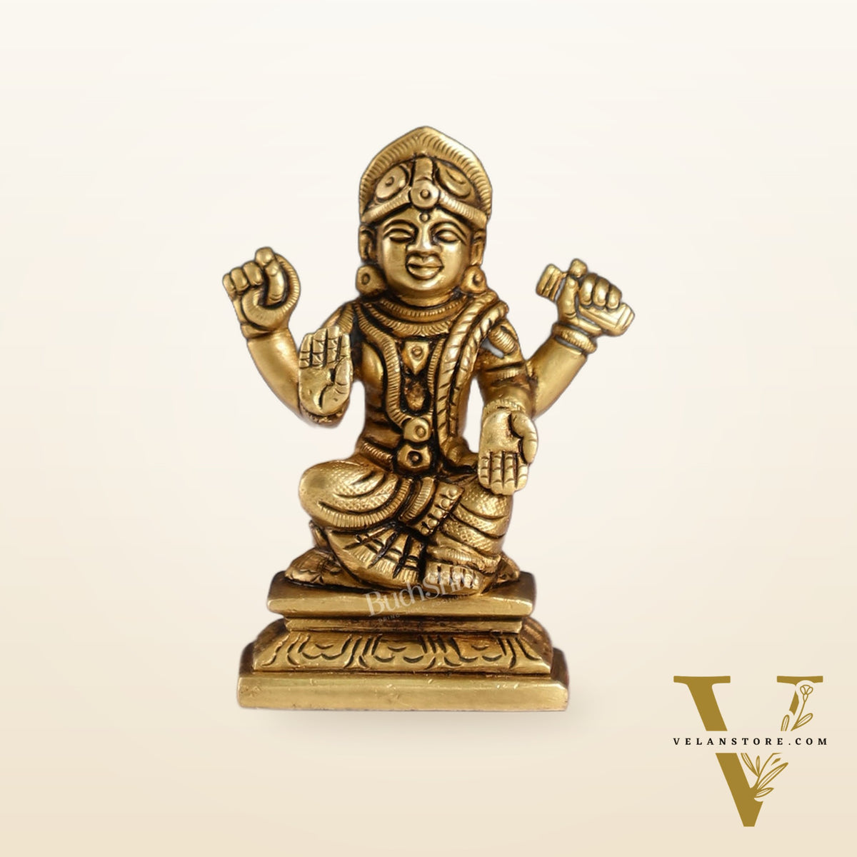 Brass Tripura sundari ba sundari balambika Idol | Height 3 inch