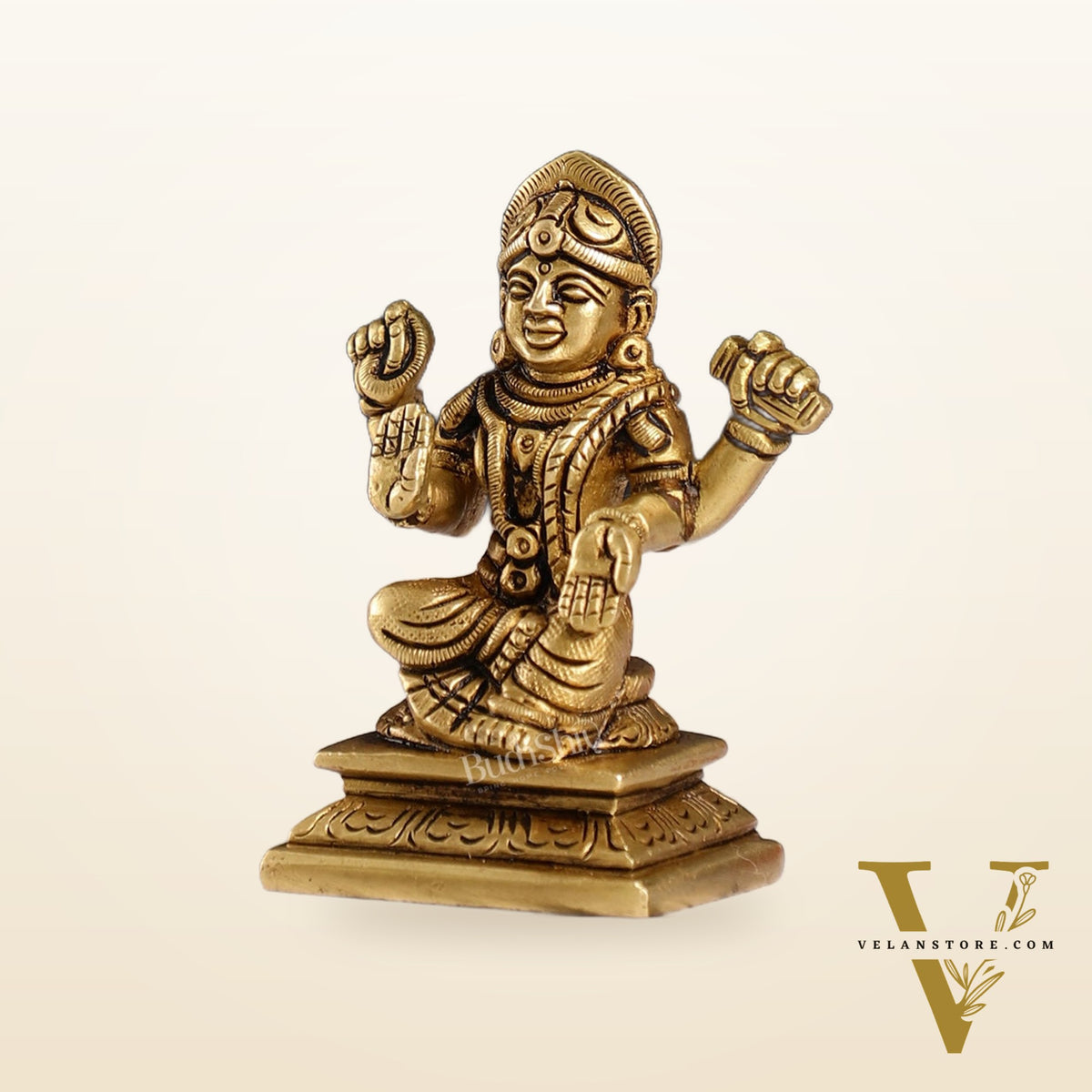 Brass Tripura sundari ba sundari balambika Idol | Height 3 inch