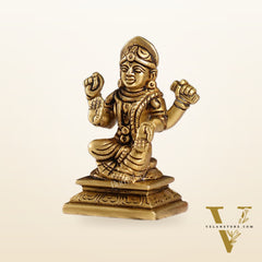 Brass Tripura sundari ba sundari balambika Idol | Height 3 inch
