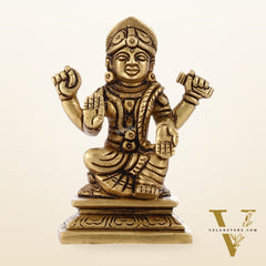 Brass Tripura sundari ba sundari balambika Idol | Height 3 inch