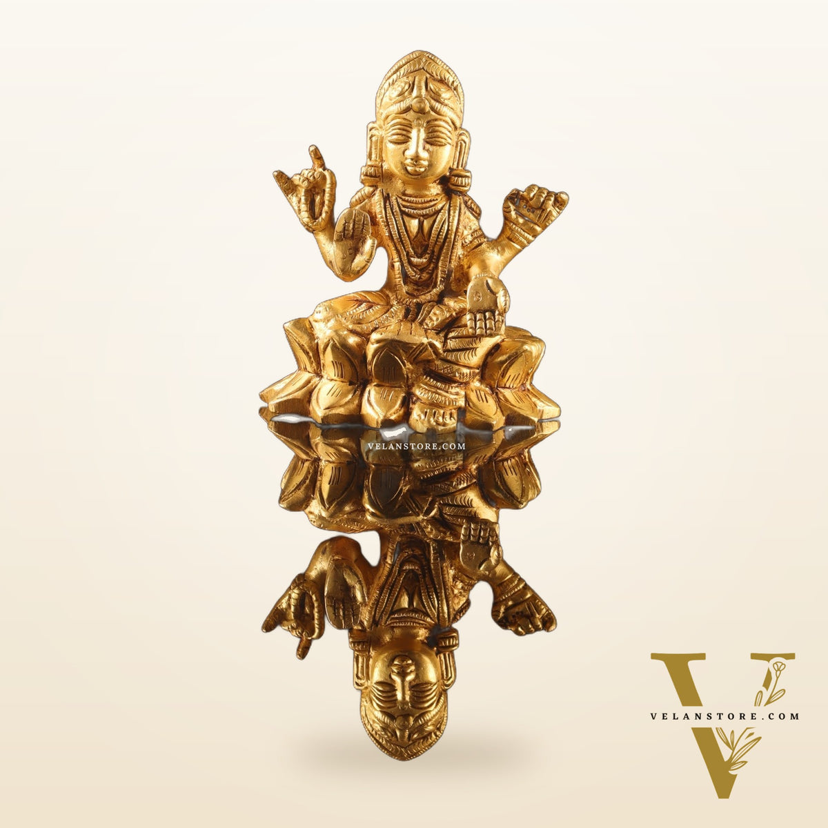 Brass Tripura Sundari Balambika idol 3"
