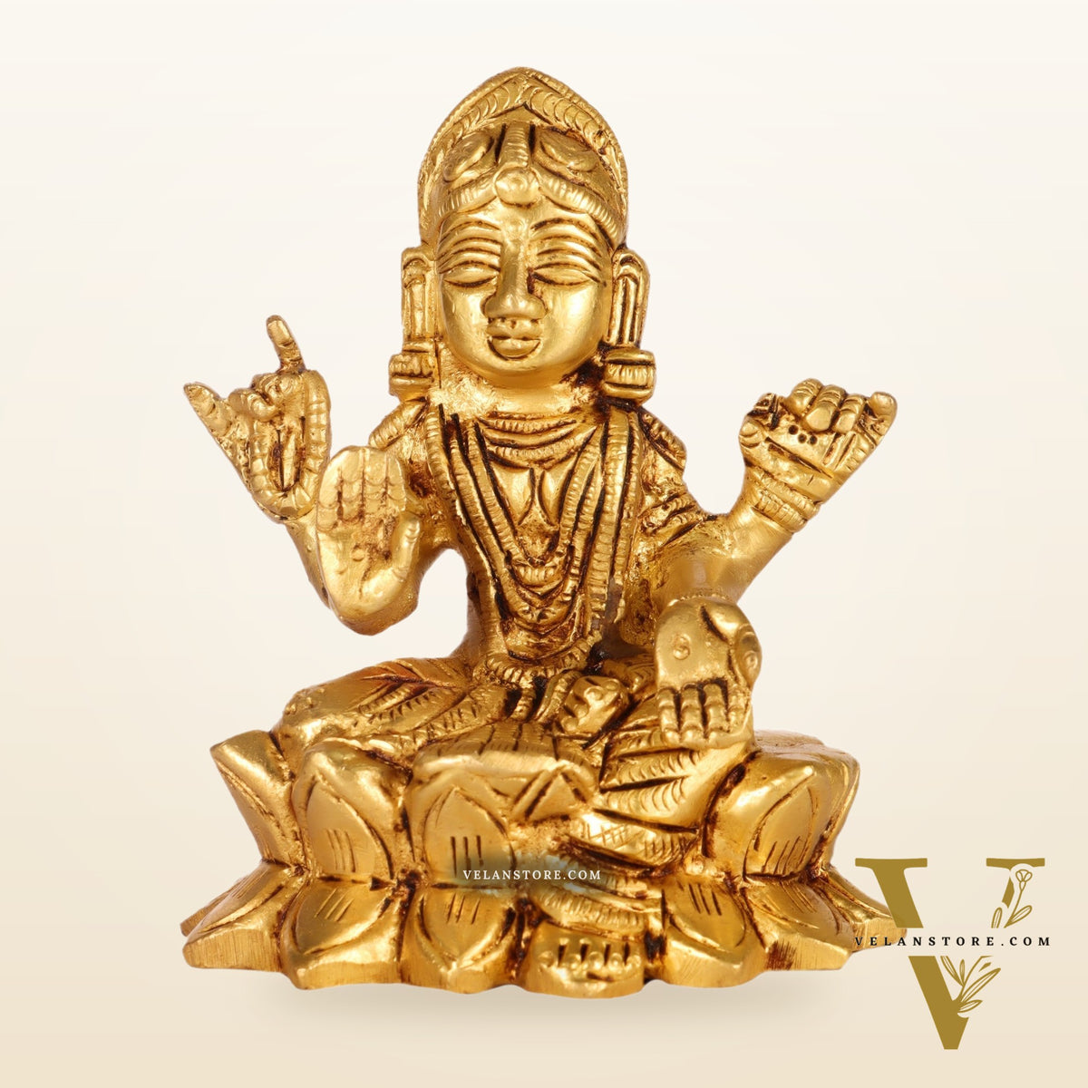 Brass Tripura Sundari Balambika idol 3"