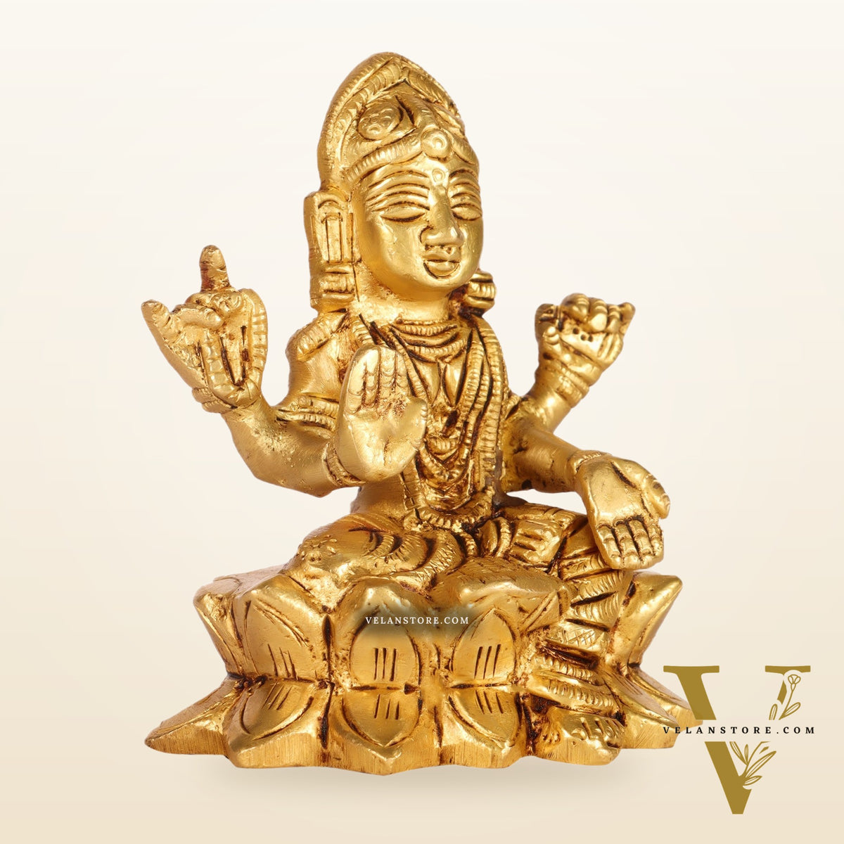 Brass Tripura Sundari Balambika idol 3"
