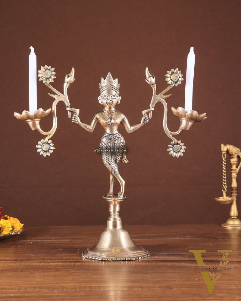 Brass Unique Adjustable Tribal Holder – Rare Find