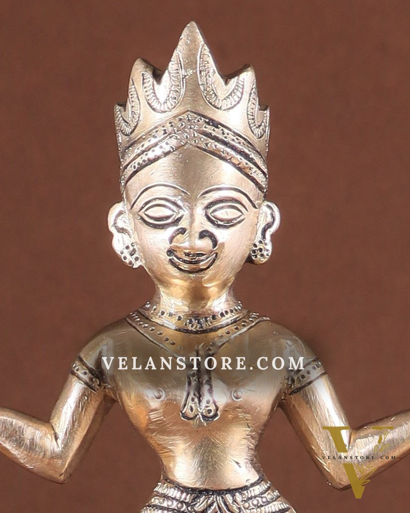 Brass Unique Adjustable Tribal Holder – Rare Find