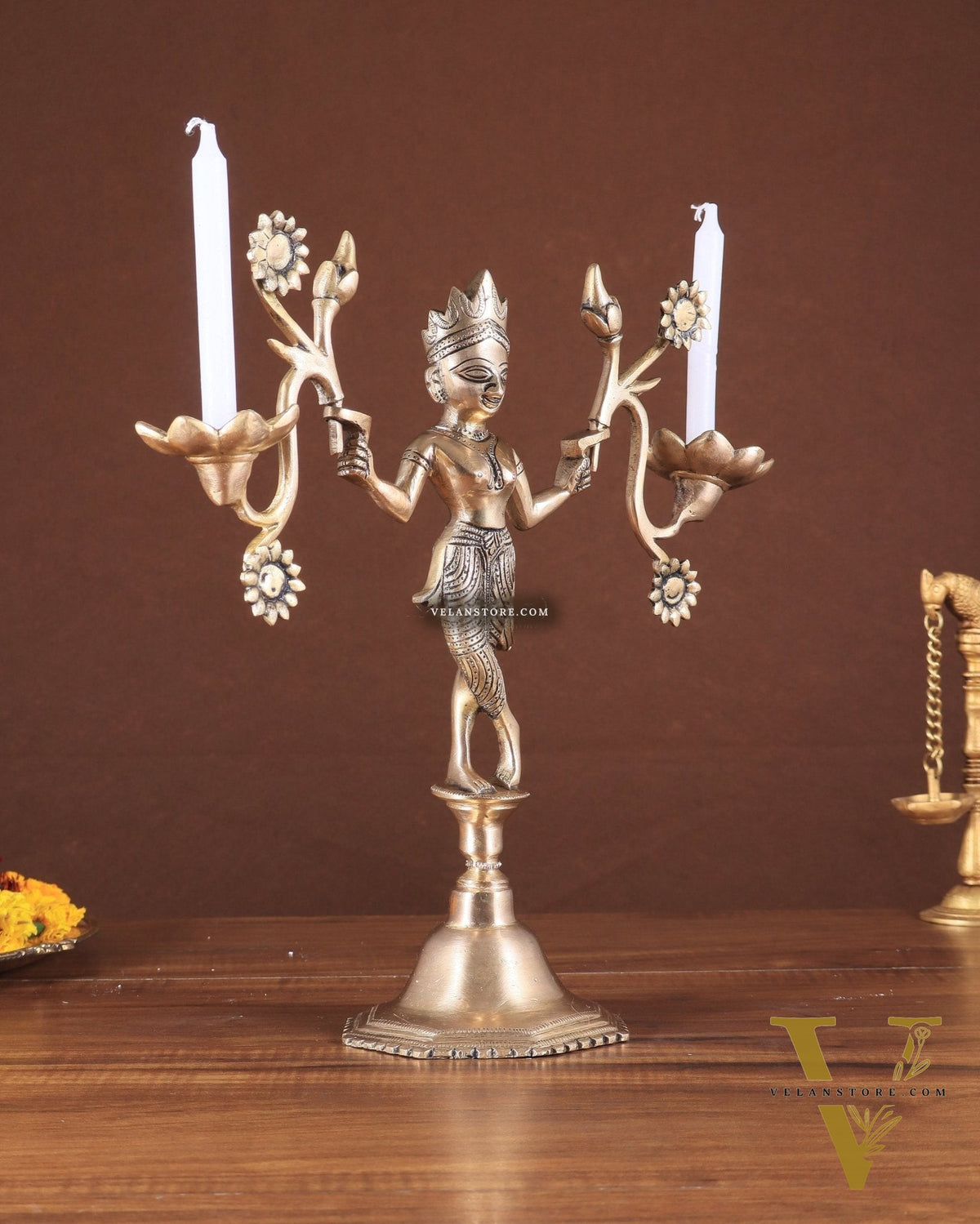 Brass Unique Adjustable Tribal Holder – Rare Find