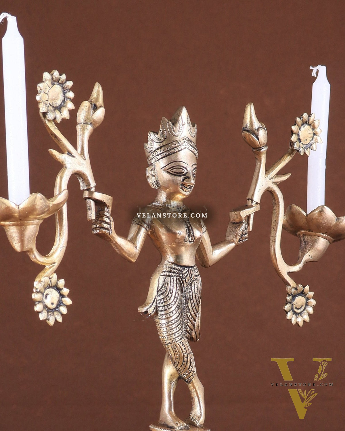 Brass Unique Adjustable Tribal Holder – Rare Find
