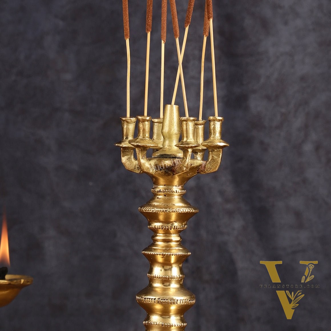 Brass Unique Agarbatti Stand incense holder - 6.5 Inch