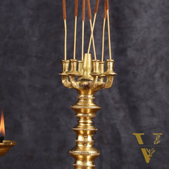 Brass Unique Agarbatti Stand incense holder - 6.5 Inch