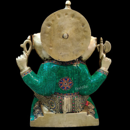 Brass Unique Ganesha Statue 18"