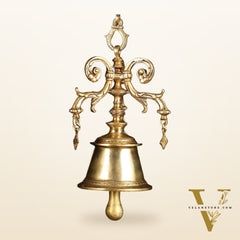 Brass Unique Hanging Temple Bell large heavy