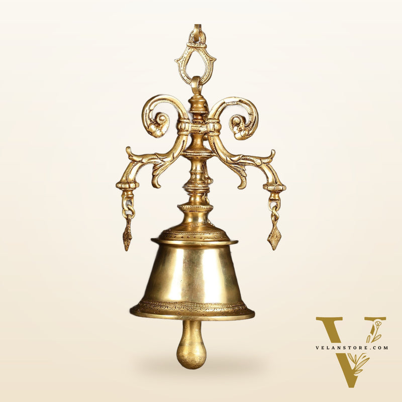 Brass Unique Hanging Temple Bell large heavy