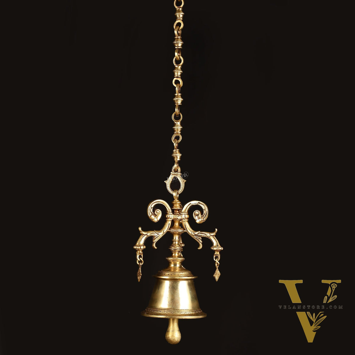 Brass Unique Hanging Temple Bell large heavy