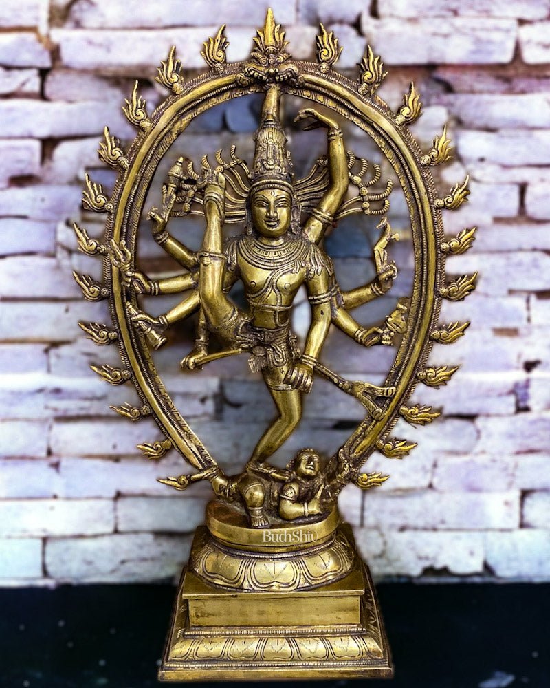 Brass Urdhava Tandava Nataraja Statue 24 inch