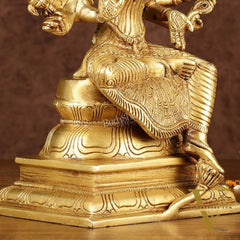 Brass Varahi Amman Idol | Height: 9.5 inch