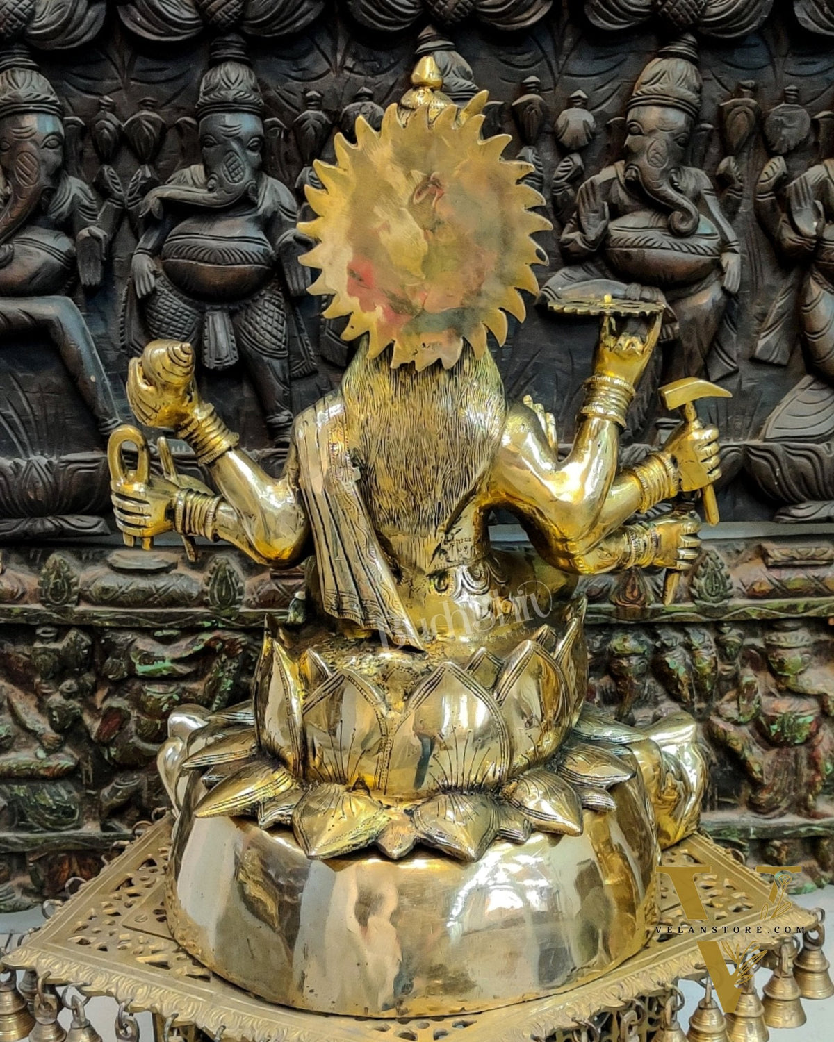 Brass Varahi Amman Large statue 21"