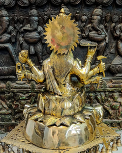 Brass Varahi Amman Large statue 21"