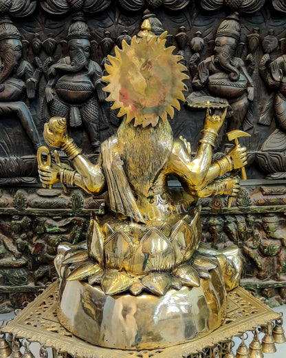 Brass Varahi Amman Large statue 21"