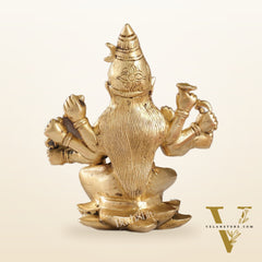 Brass Varahi amman statue 6" antique