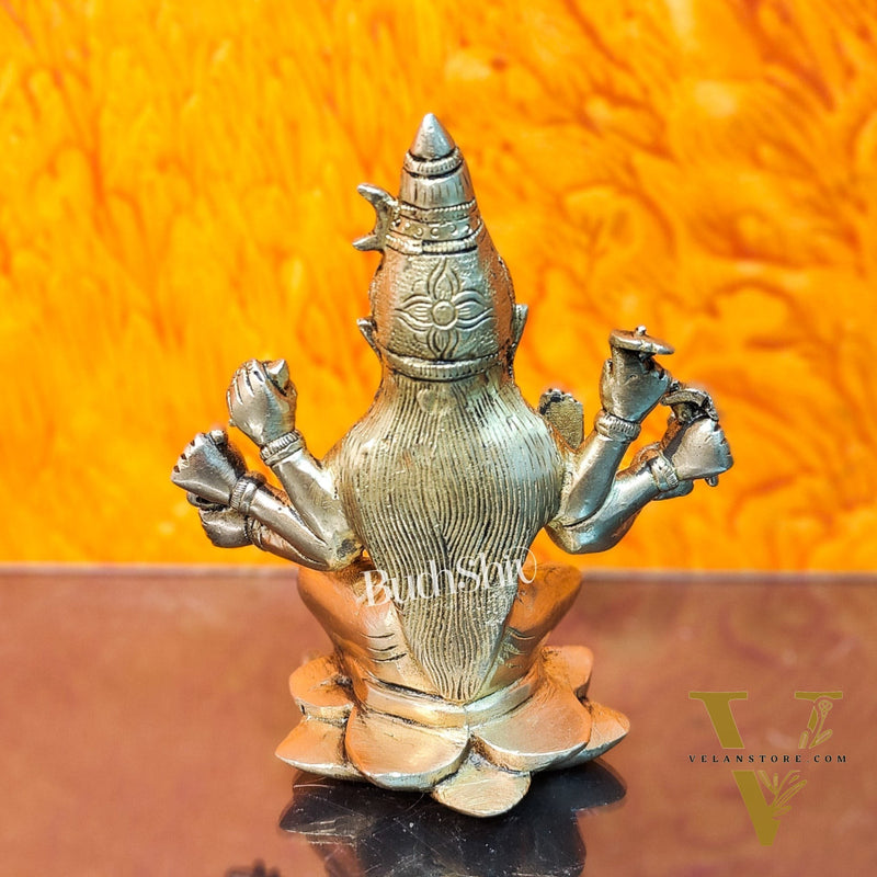 Brass Varahi amman statue 6"