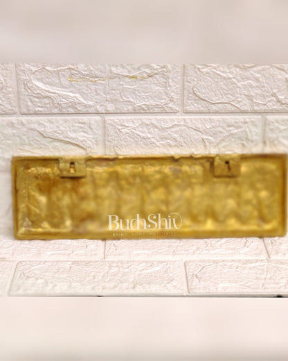 Brass Vishnu Dashavataram wall hanging