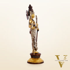 Brass Vishnu Lakshmi statue 12 inch