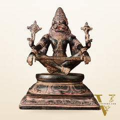 Brass Yog Narasimha swamy Statue 11"