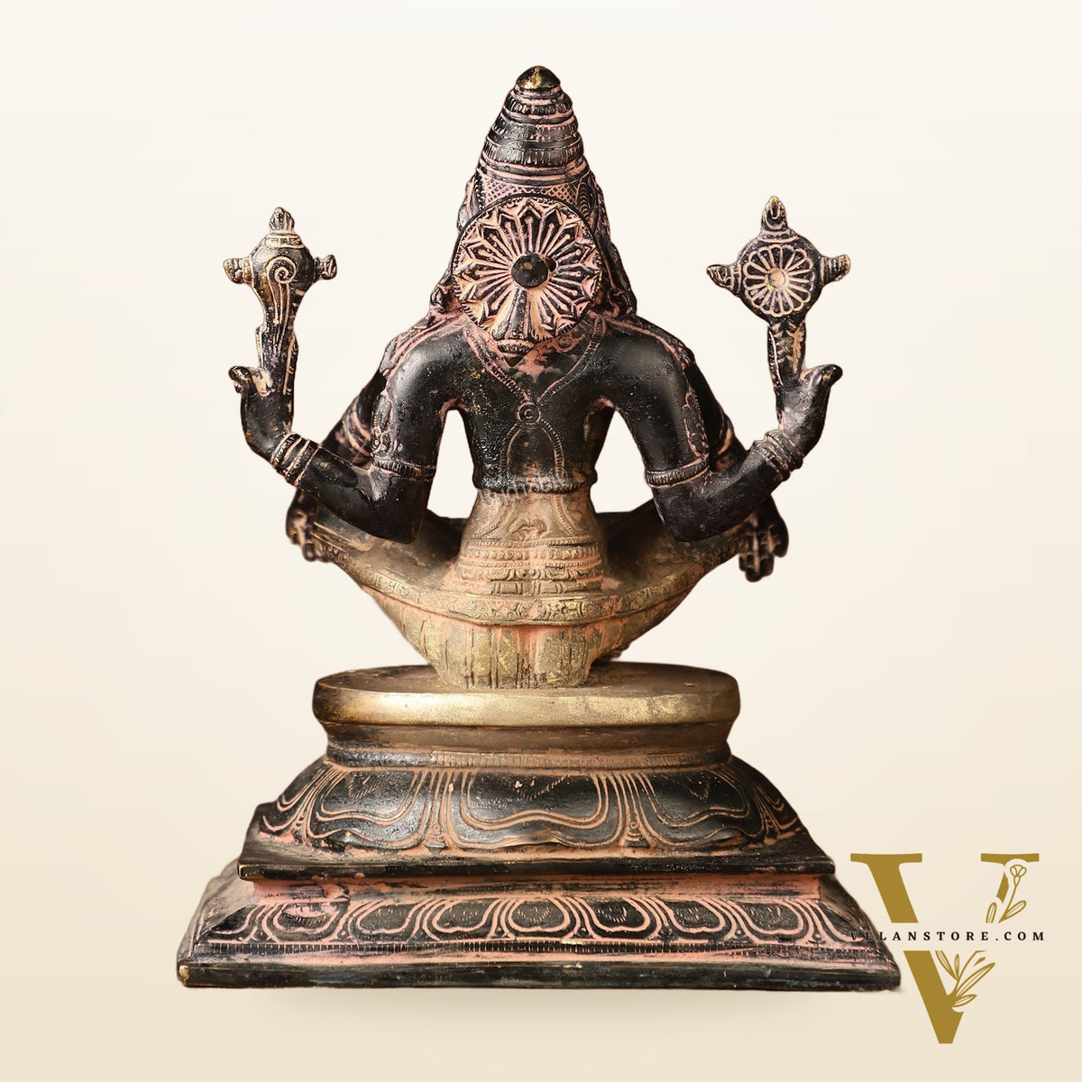 Brass Yog Narasimha swamy Statue 11"