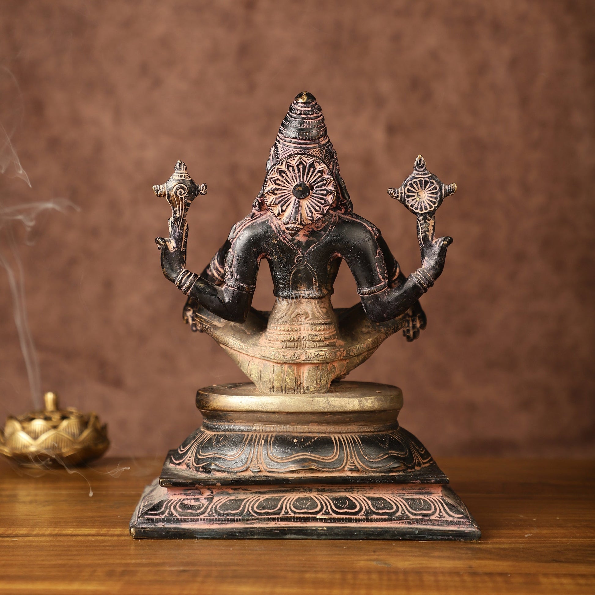 Brass Yog Narasimha swamy Statue 11"