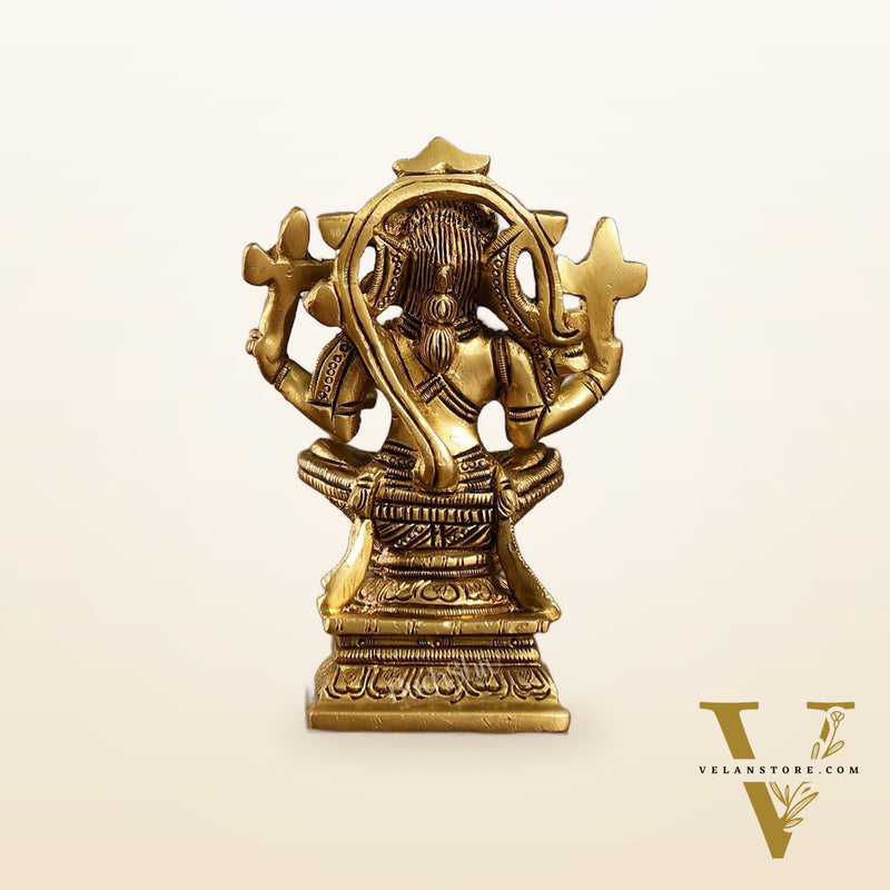 Brass Yoga Hanuman 4"