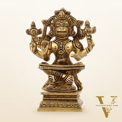 Brass Yoga Hanuman 4"