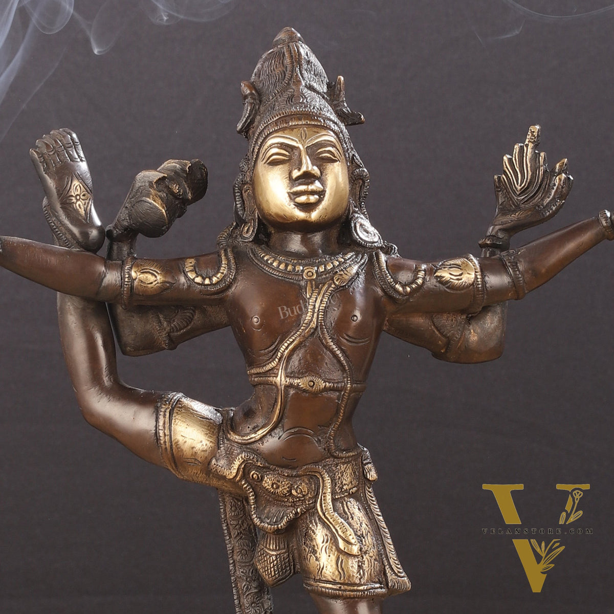 Brass Yogeshwar Dancing Shiva Idol - 14 inch