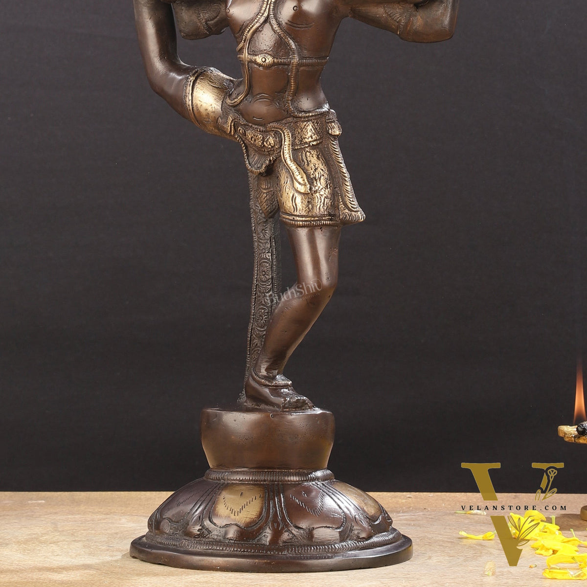 Brass Yogeshwar Dancing Shiva Idol - 14 inch