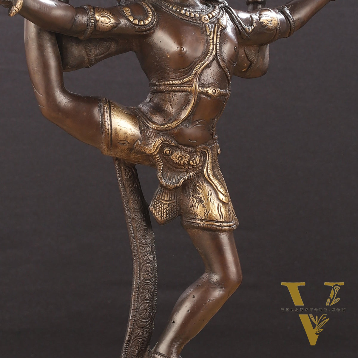Brass Yogeshwar Dancing Shiva Idol - 14 inch
