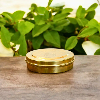 Handmade Pure Brass Chopra for Temple Use – 7 Compartment Kumkum Box