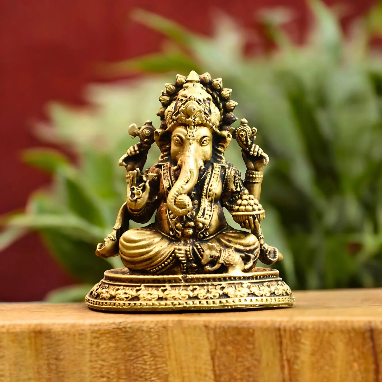 Brass Lord Ganesh idol