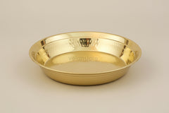 Shribadri Pure Brass Parat for Kneading Dough – Heavy Quality Roti Atta Mixing Plate