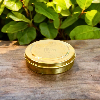 Handmade Pure Brass Chopra for Temple Use – 7 Compartment Kumkum Box