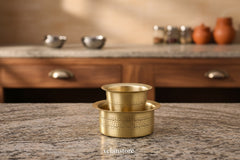 brass tea cup set