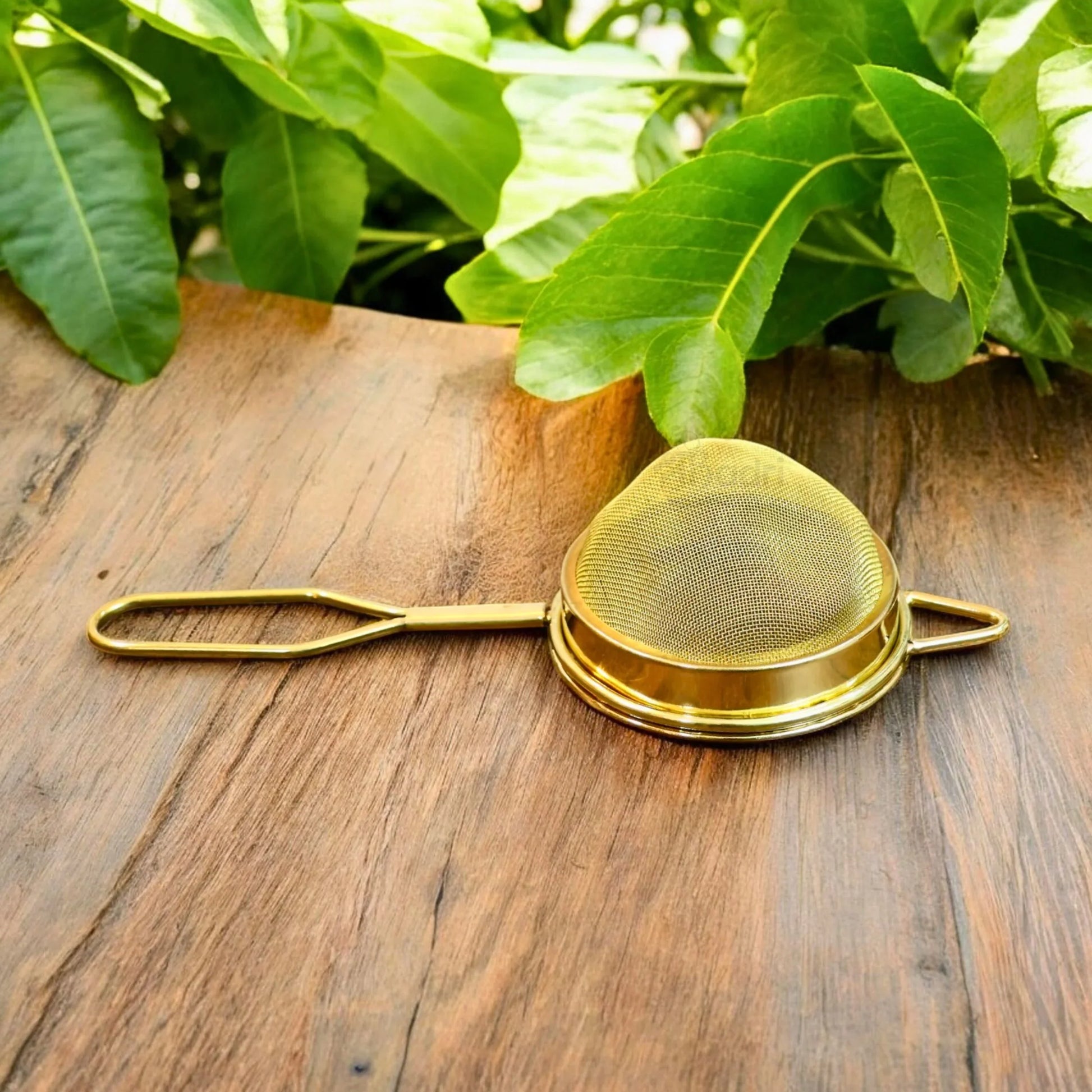 Pure Brass Tea Strainer – Traditional Handmade Tea Filter