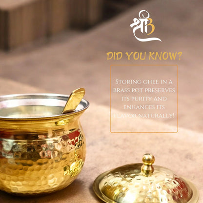Brass Ghee Pot