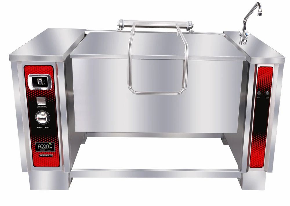 Aeonic Commercial Induction Tilting Bratt Pan / Braising Pan – 100 L to 400 L
