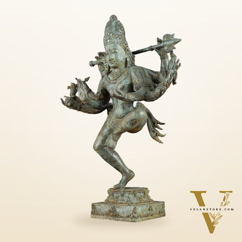 Bronze Dancing Shiva Nataraja statue – Lost Wax Casting | 23" Height